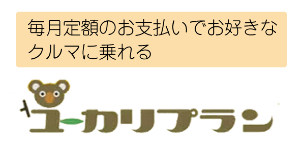 毎月定額のお支払いでお好きな車に乗れる